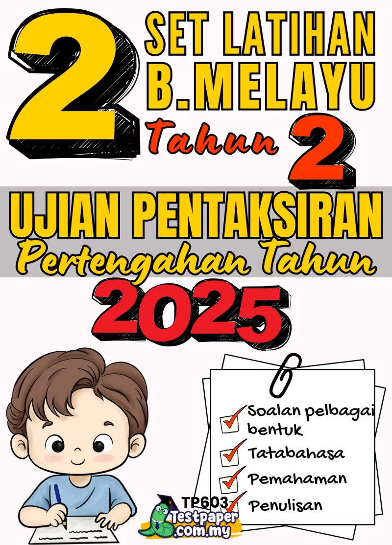 Bahan Soalan PBD BM Tahun 2 Pertengahan Tahun 2025-2026 Dengan PDF dan Word