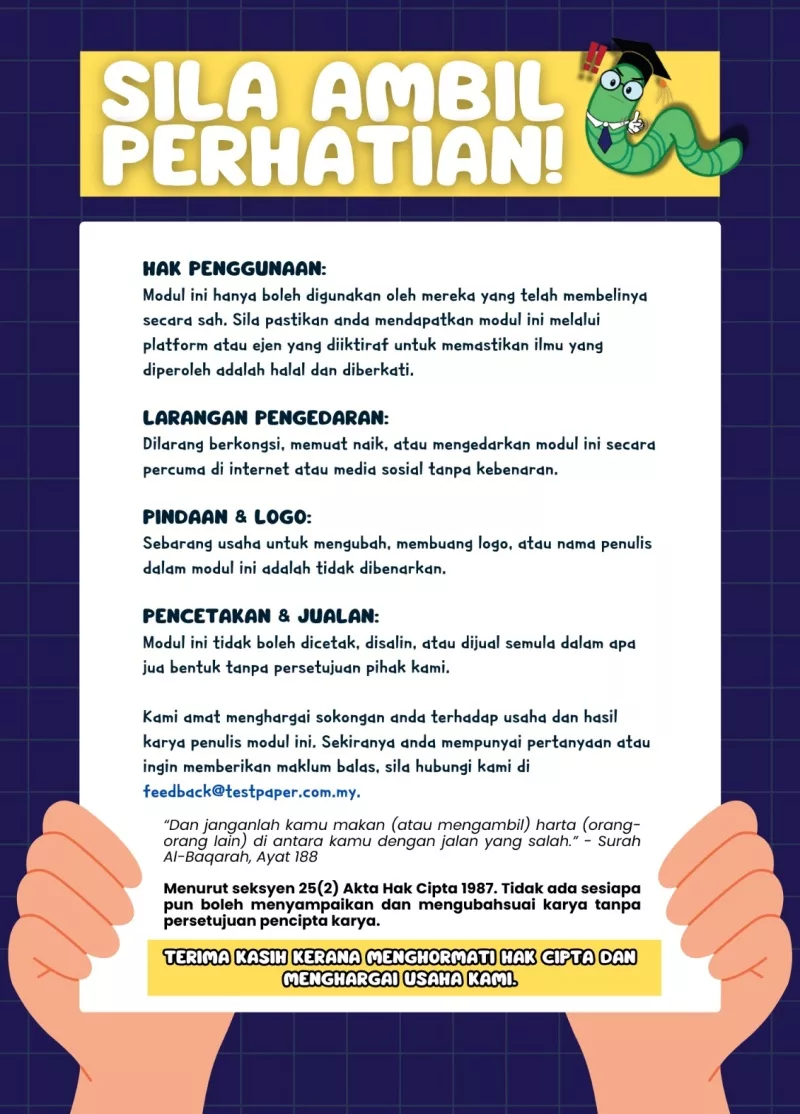 Modul Ujian UPSA Pendidikan Islam Tingkatan 3 2025-2026 yang Disediakan Dalam Word-PDF dan JSU