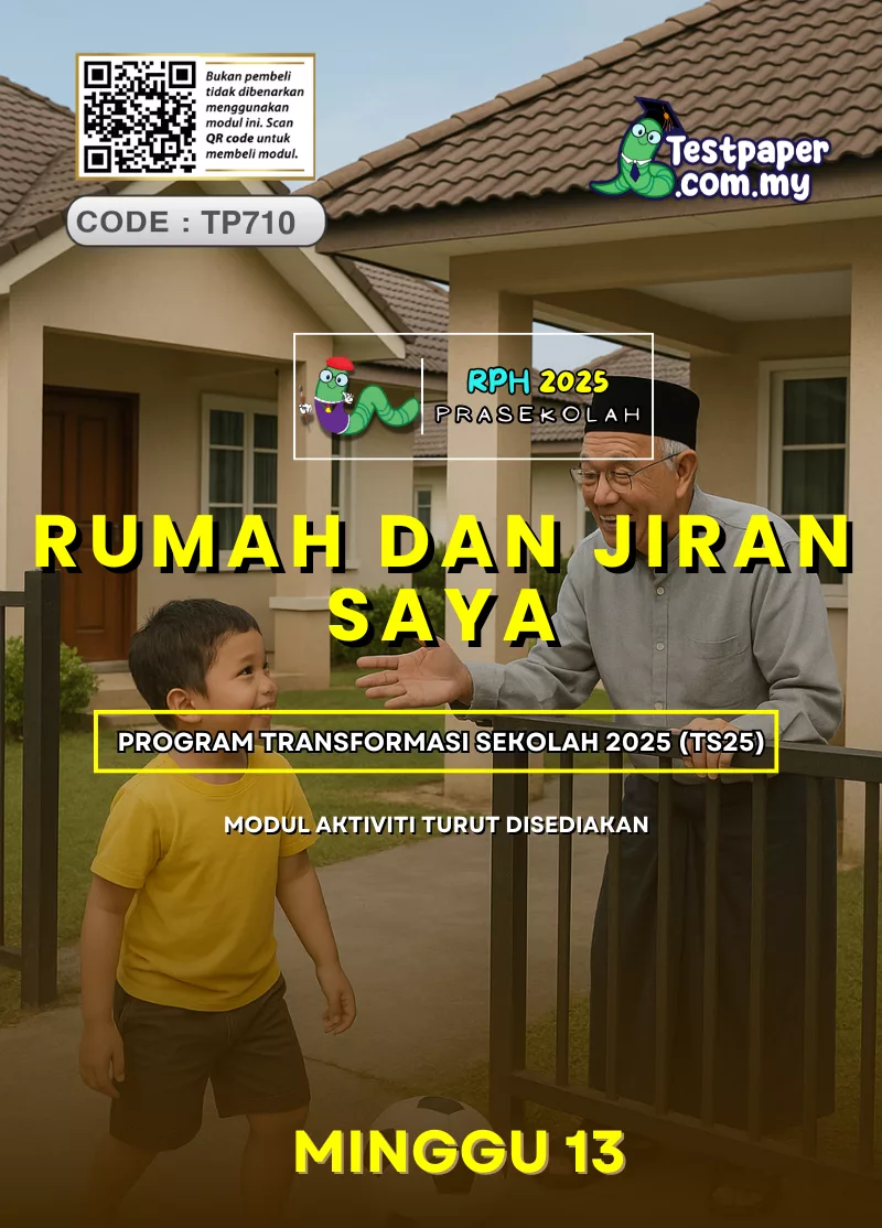 Dokumen RPH Prasekolah Minggu 13 2025 Dalam PDF Word dan Wordpoint Terkini