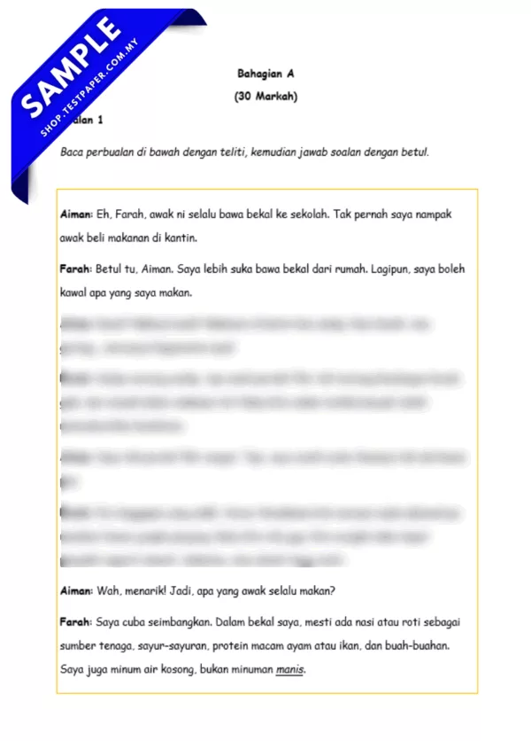 Bahan Ujian BMK Tingkatan 2 PPKI 2025-2026 Pertengahan Tahun Dalam PDF dan Word
