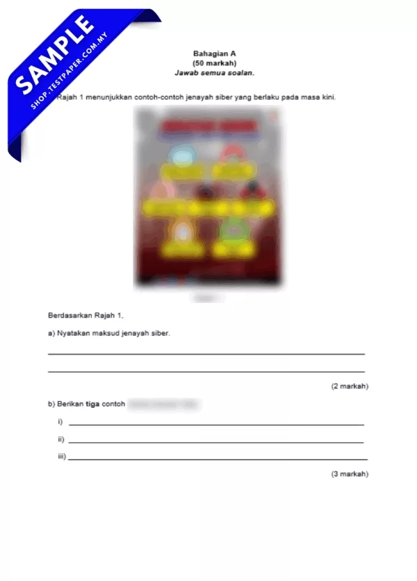 Soalan UPSA Sains Komputer Tingkatan 5 2025-2026 Dalam JSU-PDF dan Word