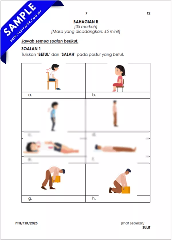 Ujian Pertengahan Tahun PJPK Tahun 2 2025-2026 Dengan JSU Terkini