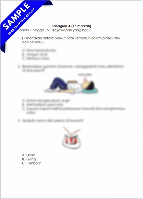 Download Ujian Muzik Tahun 3 Pertengahan Tahun 2025-2026 USPT Ada Pilihan Word