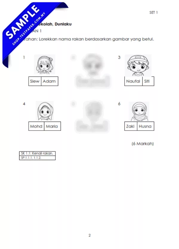 Download Ujian Pengurusan Diri PPKI Tahun 3 Pertengahan Tahun 2025-2026 USPT Ada Word dan PDF