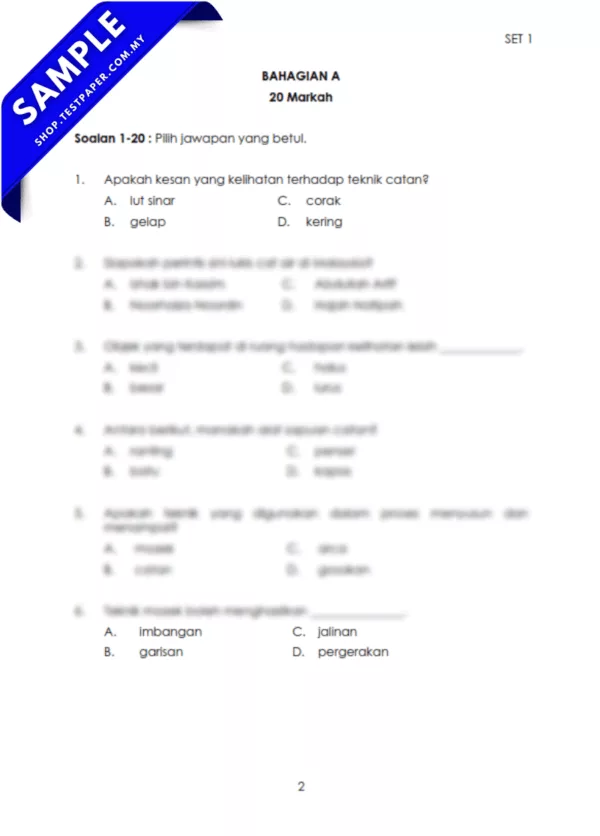 Dapatkan Soalan PSV Tahun 4 Pertengahan Tahun 2025-2026 USPT Dalam Word, PDF dan JSU