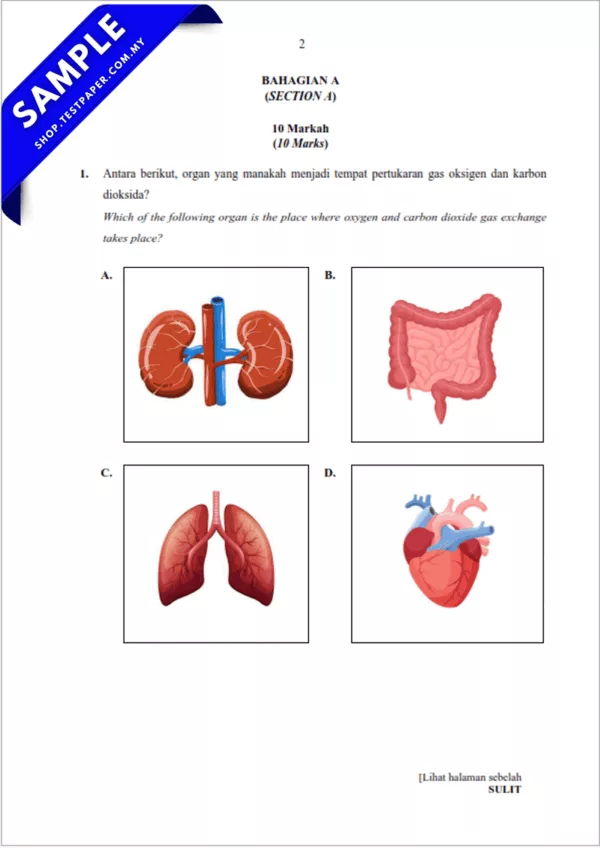 Sumber Ujian UPSA Sains Tahun 5 2025-2026 Dalam Word+PDF Untuk Pertengahan Tahun