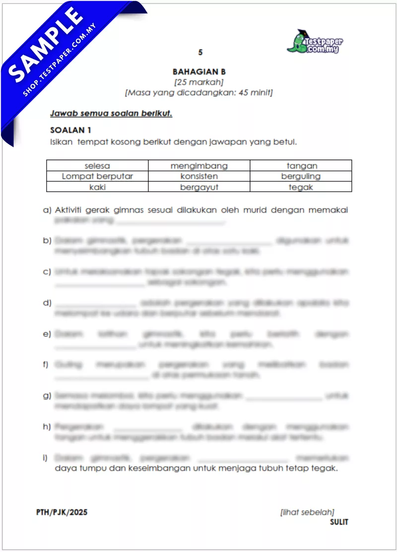Modul Soalan PJPK Tahun 5 Pertengahan Tahun 2025-2026 USPT Ada JSU Berserta Word 3 Modul Soalan PJPK Tahun 5 Pertengahan Tahun 2025-2026 USPT Ada JSU Berserta Word