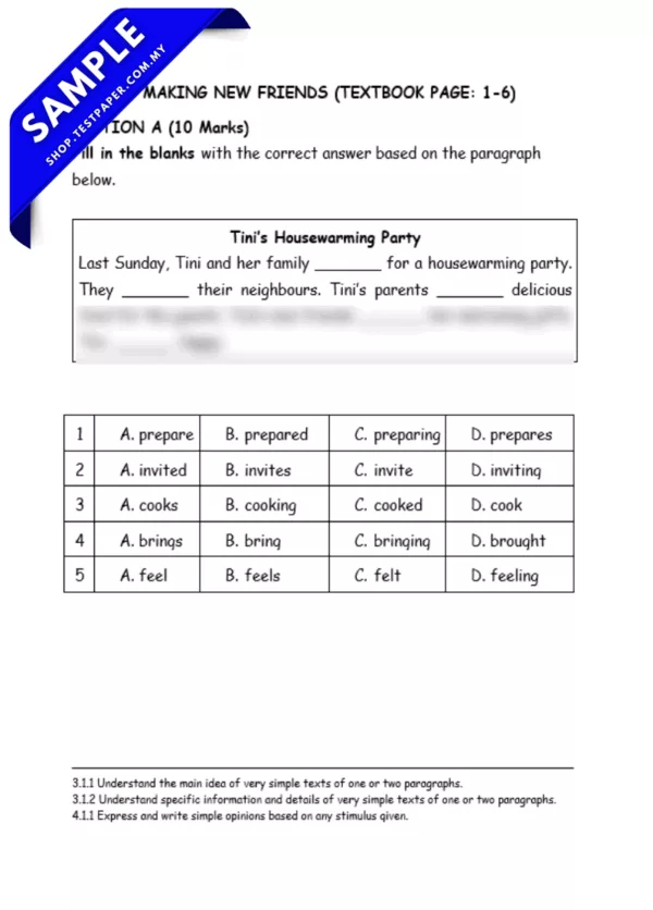 Koleksi Ujian Bahasa Inggeris PPKI Tahun 6 2025-2026 Pertengahan Tahun Ada Dalam PDF Serta Word