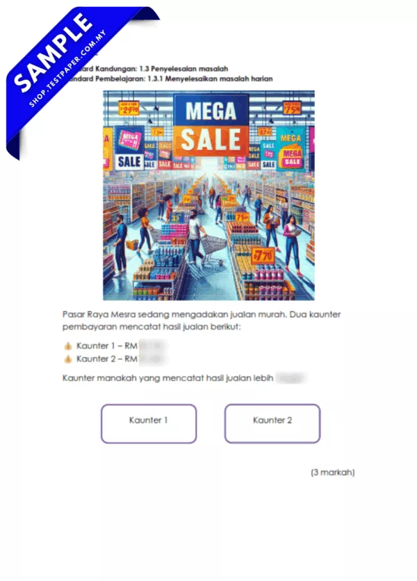 Dokumen Ujian Matematik Tahun 6 PPKI 2025-2026 Pertengahan Tahun Word PDF