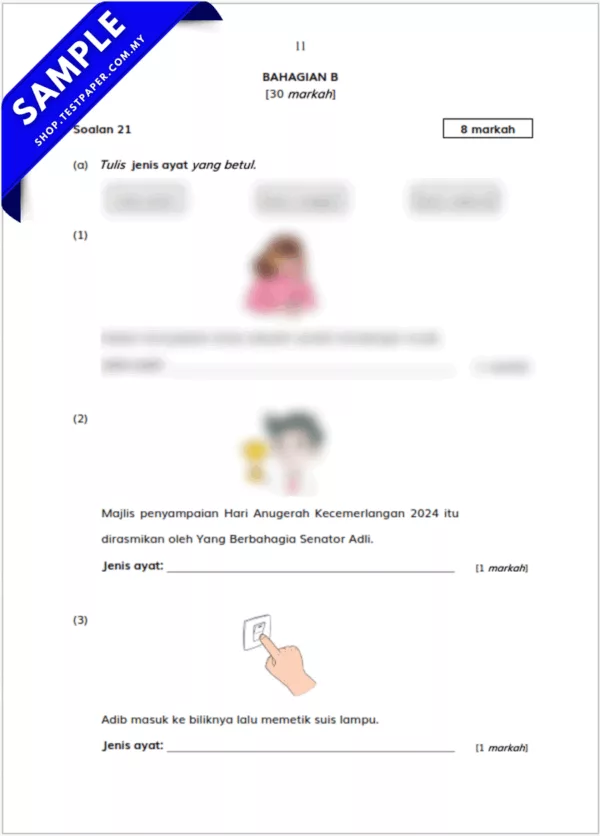 Bahan Soalan PBD BM Tahun 2 Pertengahan Tahun 2025-2026 Dengan PDF dan Word