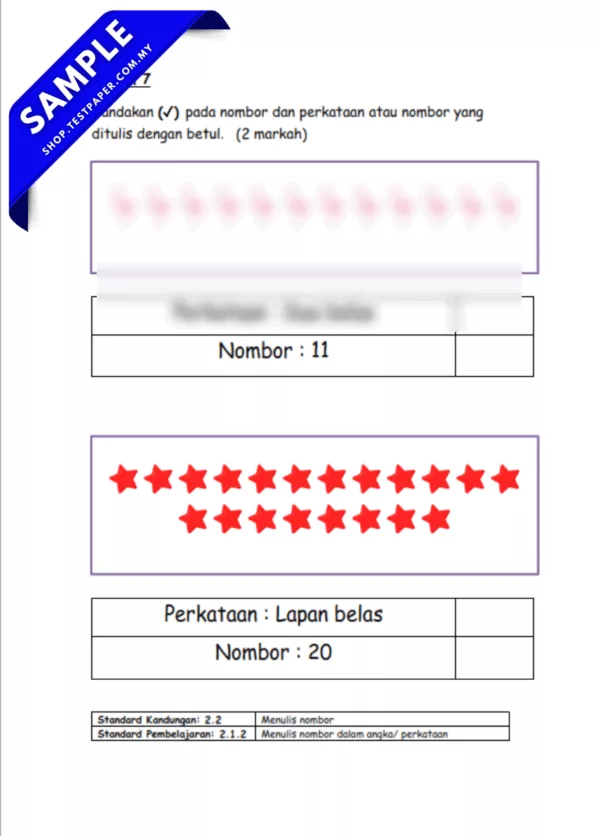 Modul Ujian Pertengahan Tahun Matematik PPKI Tahun 2 2025-2026 Disediakan Word dan PDF