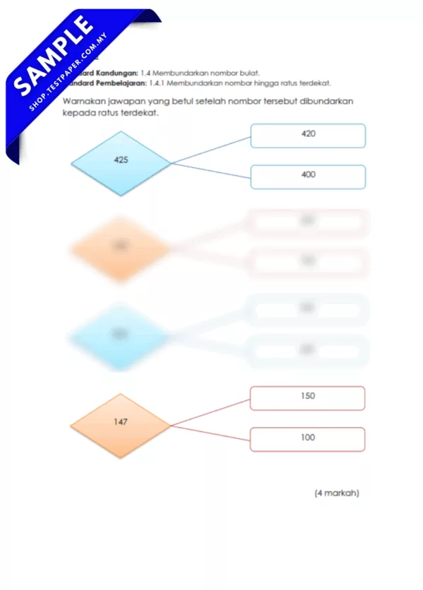 Rujukan UPSA Matematik PPKI Tahun 4 2025-2026 Pertengahan Tahun Dengan Word dan PDF
