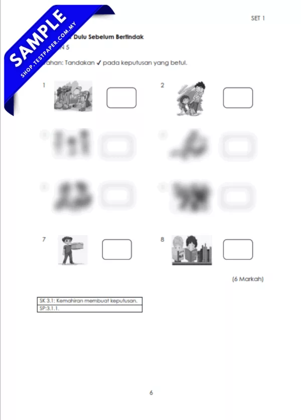 Rujukan Soalan Pengurusan Diri PPKI Tahun 6 2025-2026 Ada Bahan Word dan PDF