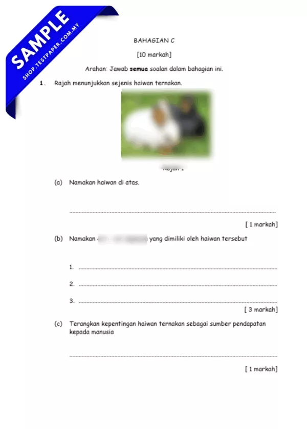 Dapatkan Kertas Ujian Sains Sosial PPKI Tingkatan 1 2025-2026 Pertenghana Tahun Ada JSU