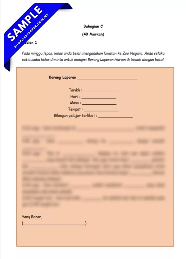 Bahan Ujian BMK Tingkatan 2 PPKI 2025-2026 Pertengahan Tahun Dalam PDF dan Word
