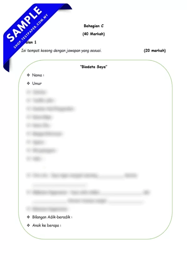 Modul Ujian BMK Tingkatan 1 PPKI 2025-2026 Pertengahan Tahun Dalam PDF dan Word