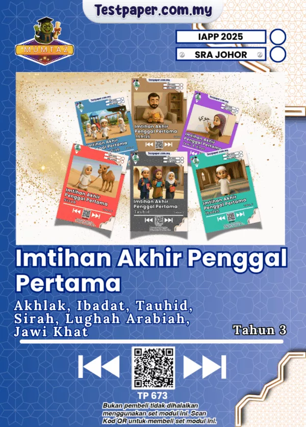Koleksi Kertas Soalan Tahun 3 SRA Johor Penggal 1 2025 yang Disusun Dalam PDF dan Word