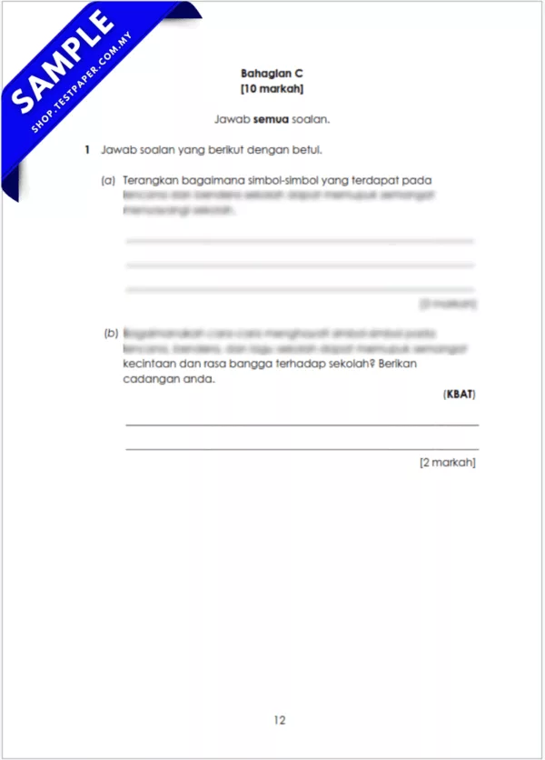 Koleksi Soalan Sejarah Tahun 4 Pertengahan Tahun 2025-2026 UPSA Dalam JSU, PDF dan Word