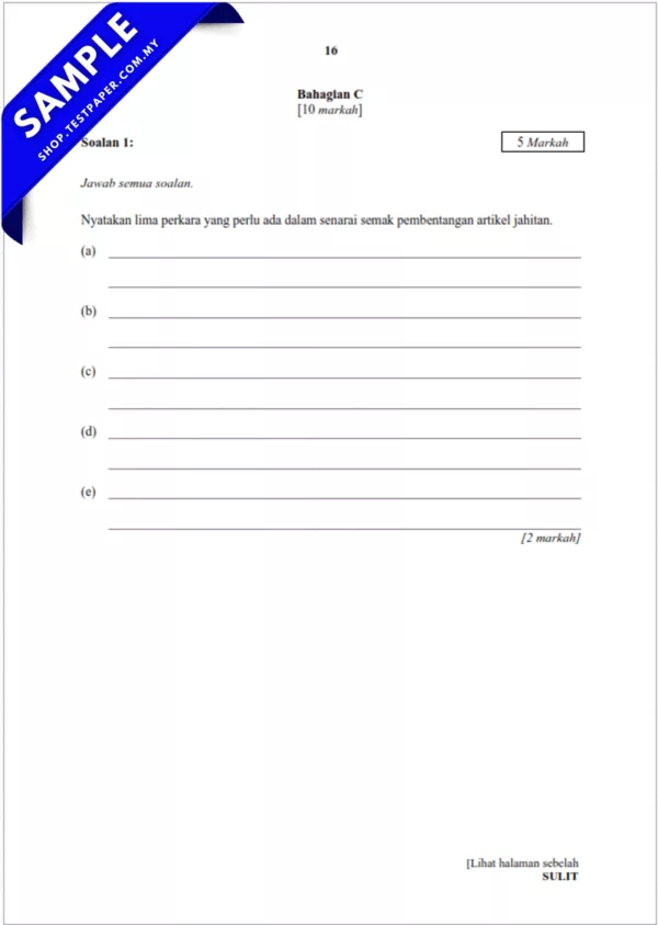 Dapatkan Soalan RBT Tahun 5 UPSA 2025-2026 Dengan PDF Serta Word