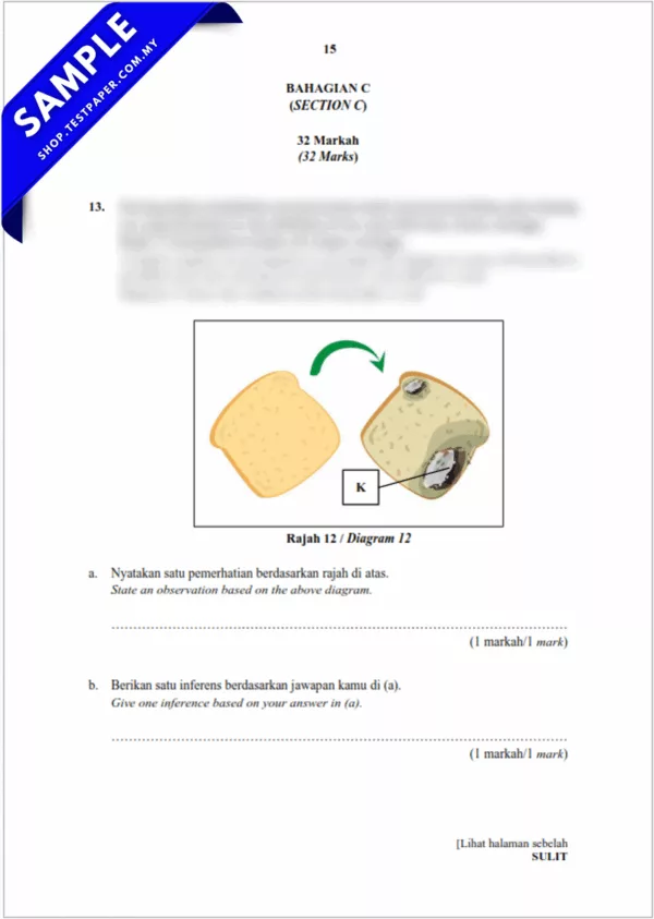Download Soalan UPSA Sains Tahun 6 2025-2026 Bagi Pertengahan Tahun Dalam Word