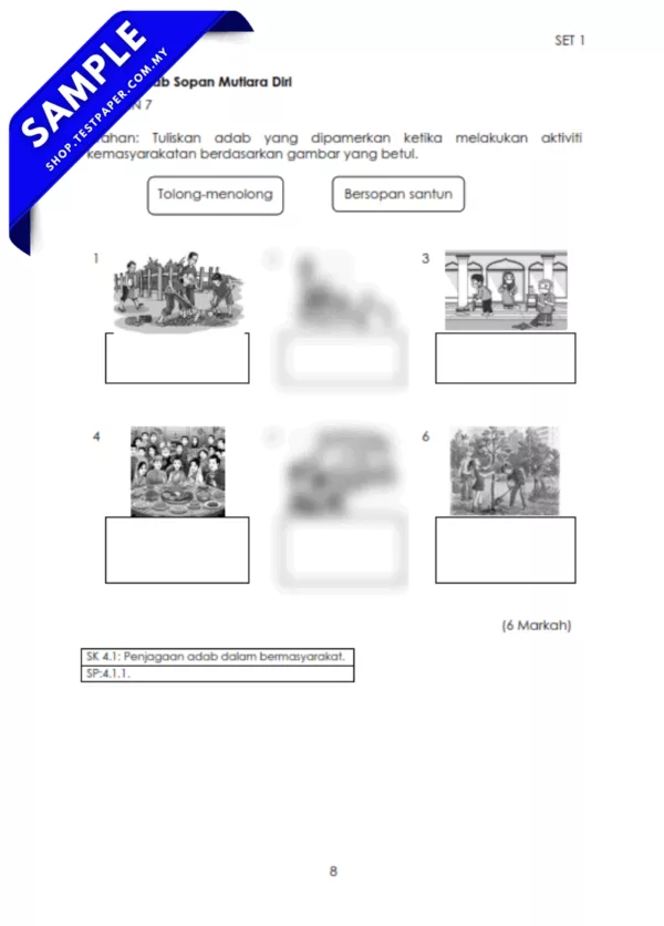Rujukan Soalan Pengurusan Diri PPKI Tahun 6 2025-2026 Ada Bahan Word dan PDF