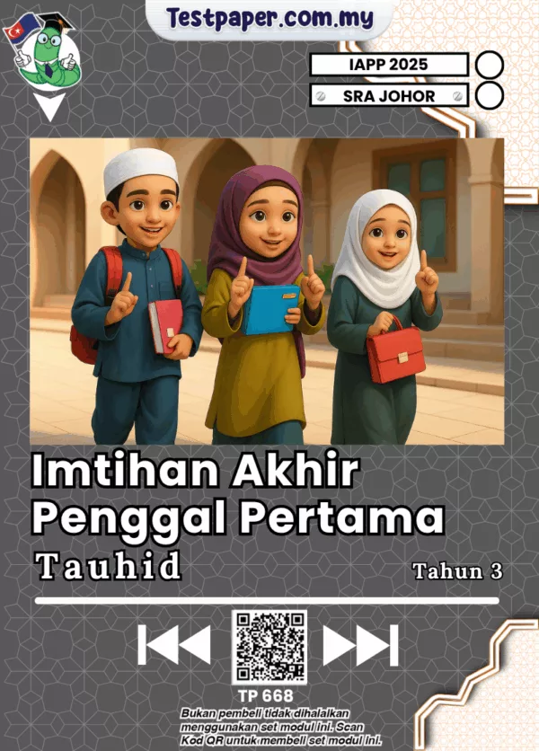 PDF Ujian Tauhid Tahun 3 SRA Johor Bagi Penggal 1 2025 Terbaru