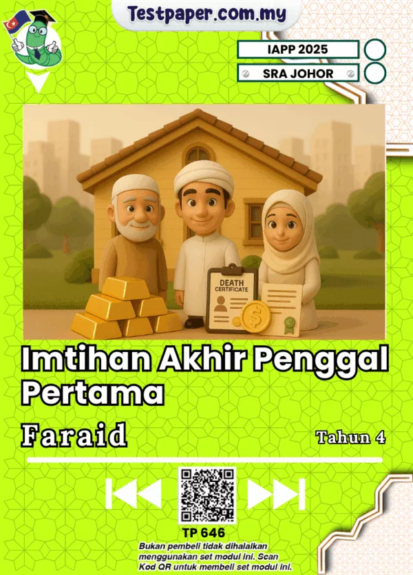 Modul Ujian Tahun 4 Faraid SRA Johor Penggal 1 2025 Dalam Dokumen PDF dan Word