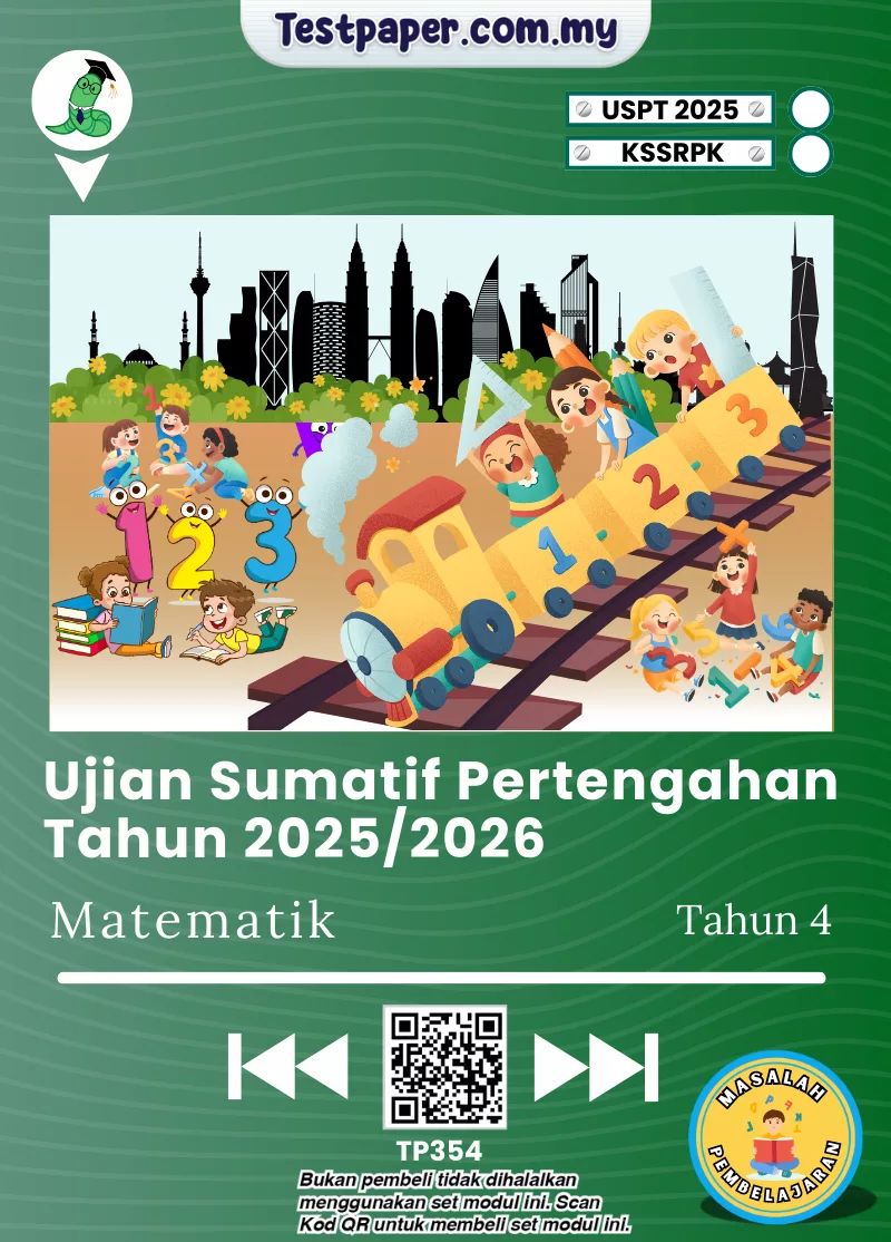 Rujukan UPSA Matematik PPKI Tahun 4 2025-2026 Pertengahan Tahun Dengan Word dan PDF