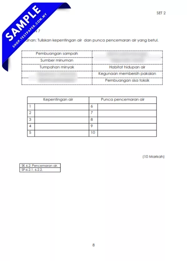 Ujian Sains Sosial PPKI Tahun 4 Pertengahan Tahun 2025-2026 USPT Ada PDF dan Word