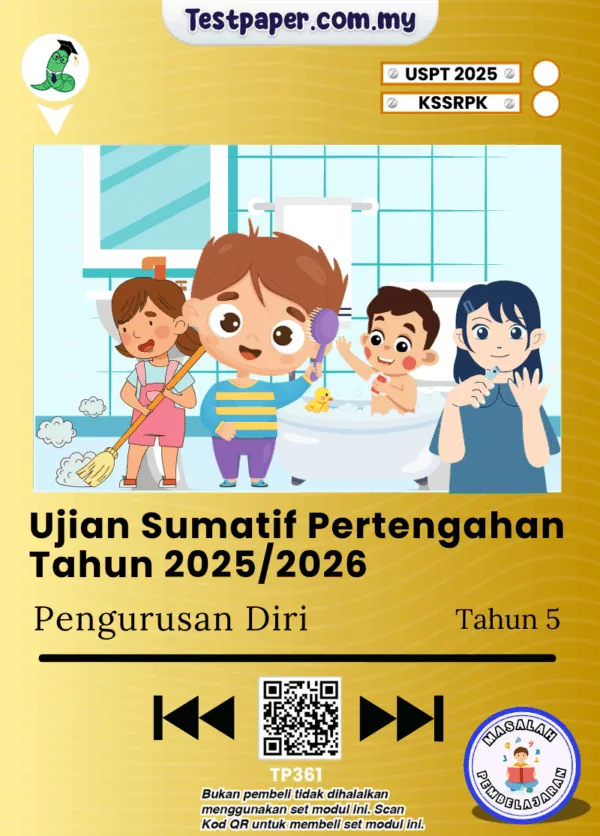 Koleksi Ujian Pengurusan Diri Tahun 5 PPKI 2025-2026 Pertengahan Tahun Dokumen Word