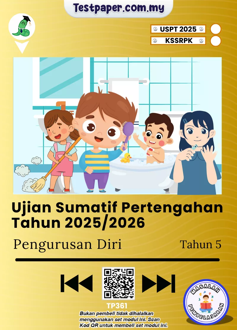 Koleksi Ujian Pengurusan Diri Tahun 5 PPKI 2025-2026 Pertengahan Tahun Dokumen Word