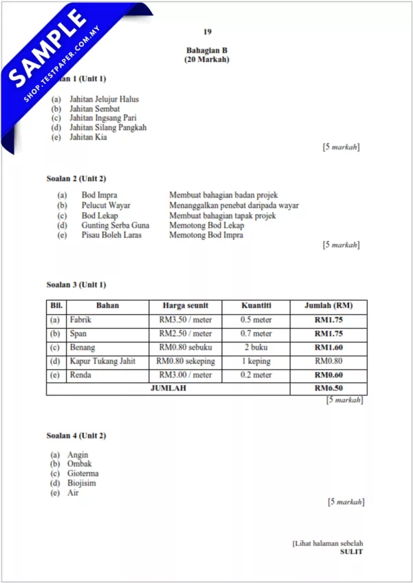 Dapatkan Soalan RBT Tahun 5 UPSA 2025-2026 Dengan PDF Serta Word