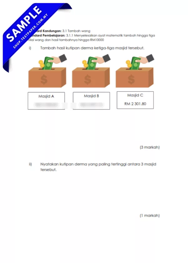 Dokumen Ujian Matematik Tahun 6 PPKI 2025-2026 Pertengahan Tahun Word PDF