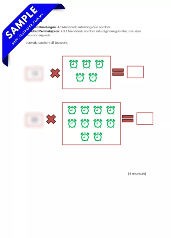 Rujukan UPSA Matematik PPKI Tahun 4 2025-2026 Pertengahan Tahun Dengan Word dan PDF