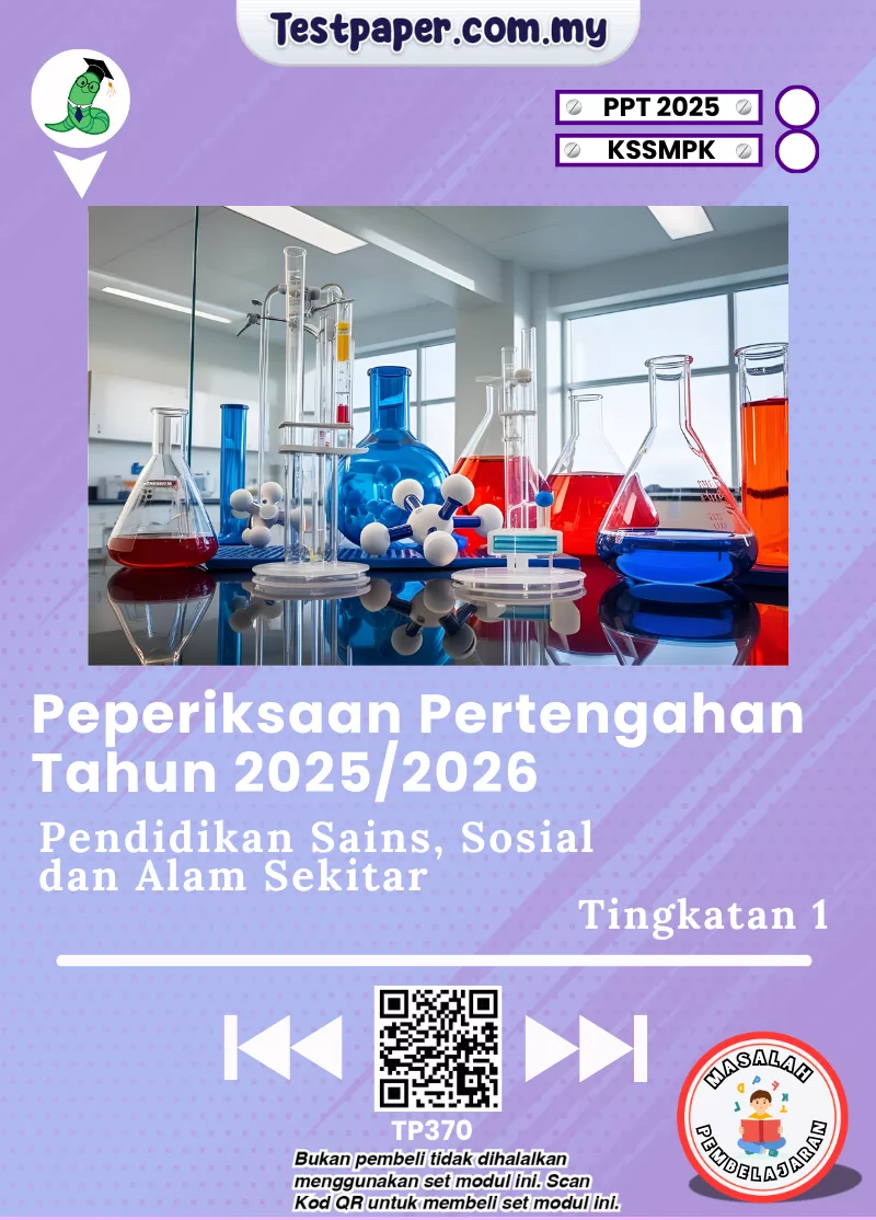 Dapatkan Kertas Ujian Sains Sosial PPKI Tingkatan 1 2025-2026 Pertenghana Tahun Ada JSU