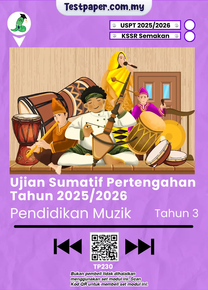 Download Ujian Muzik Tahun 3 Pertengahan Tahun 2025-2026 USPT Ada Pilihan Word