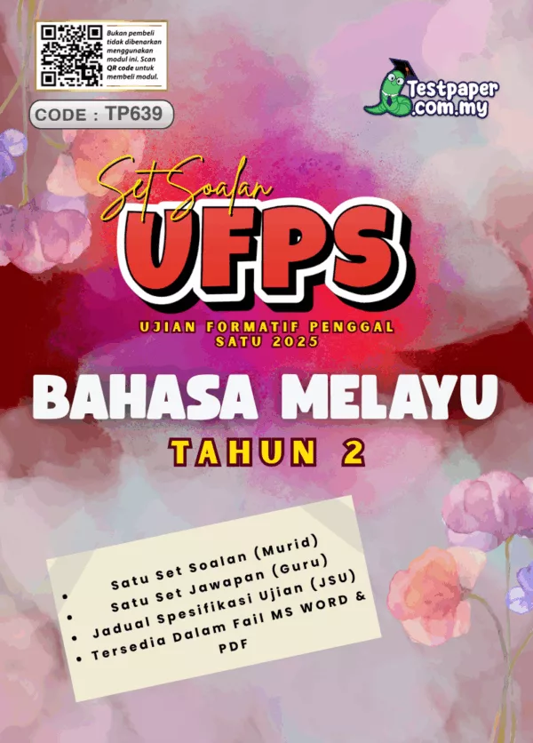 Kertas Ujian Formatif BM Tahun 2 Penggal 1 2025 Gabungan Word dan PDF