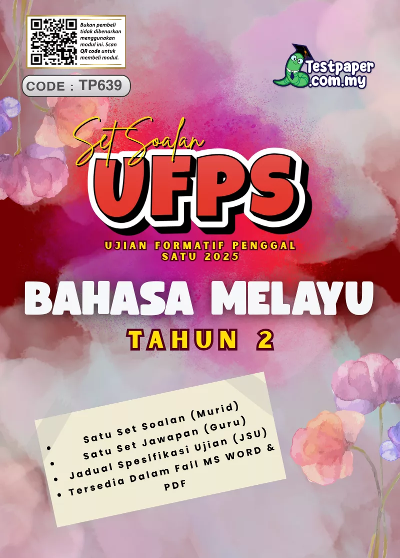 Kertas Ujian Formatif BM Tahun 2 Penggal 1 2025 Gabungan Word dan PDF