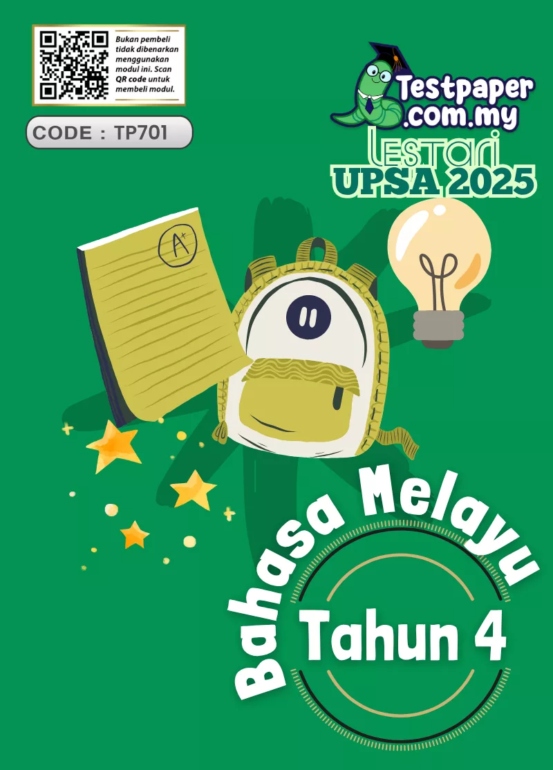 Sumber Ujian BM UPSA Tahun 4 2025-2026 Dalam Word dan PDF Ada JSU Disediakan