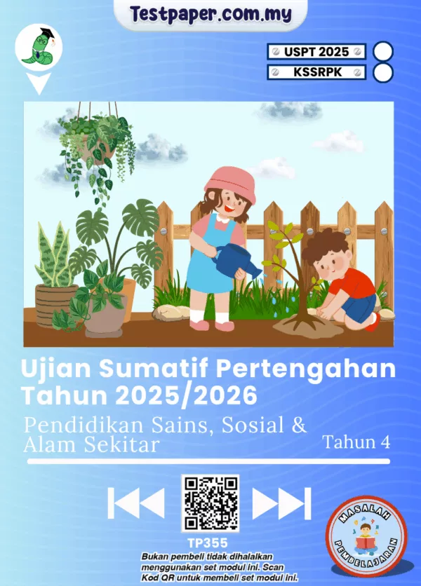 Ujian Sains Sosial PPKI Tahun 4 Pertengahan Tahun 2025-2026 USPT Ada PDF dan Word