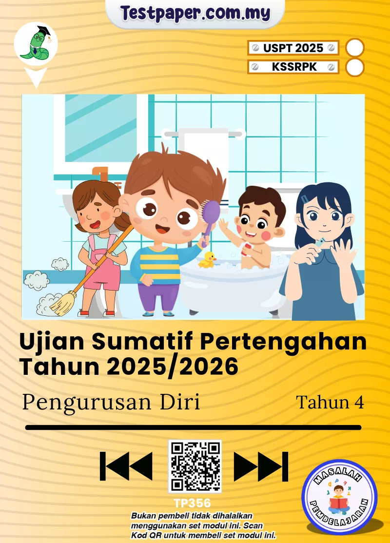 Dokumen Soalan Pengurusan Diri PPKI Tahun 4 Pertengahan Tahun 2025-2026 USPT Ada PDF dan Word