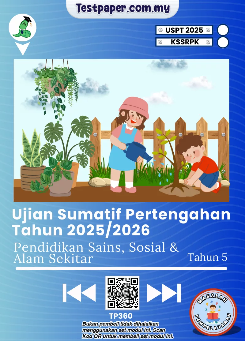Koleksi Ujian Sains Sosial UPSA PPKI Tahun 5 2025-2026 Terkini Dalam PDF dan Word