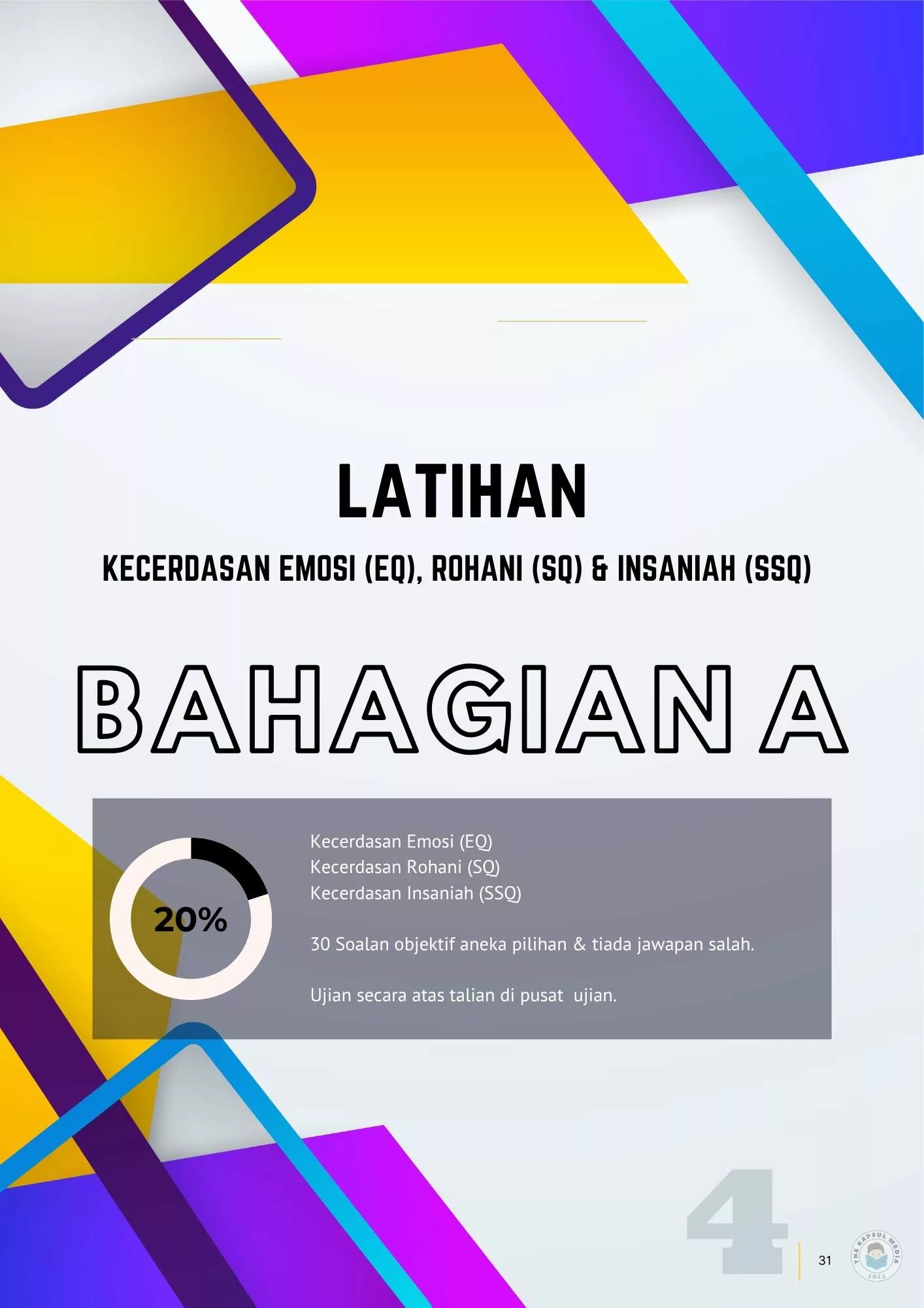 Download PDF Soalan Kecerdasan Rohani Bahagian A PKSK Tahun 6 - Tingkatan 1