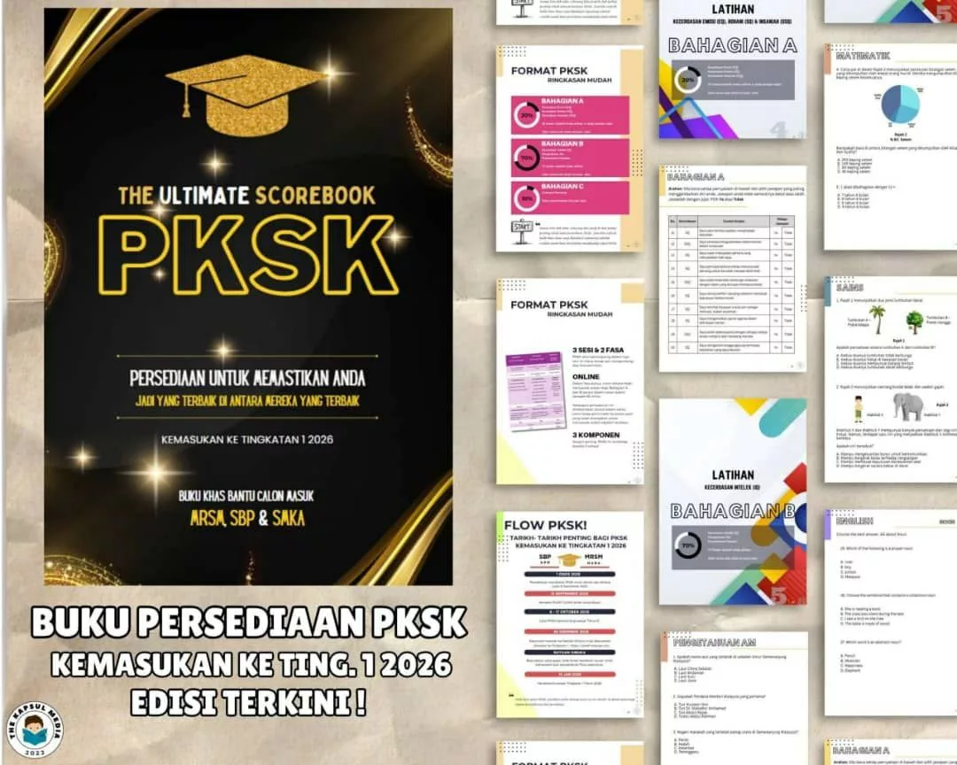 Contoh Soalan Bahagian A PKSK Tahun 6 - Tingkatan 1 Kemasukan SBP , MRSM dan SMKA 6 Contoh Soalan Bahagian A PKSK Tahun 6 - Tingkatan 1 Kemasukan SBP , MRSM dan SMKA