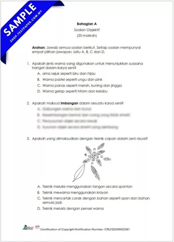 Kertas Ujian PSV Akhir Tahun 5 2025 UASA yang Disediakan Dalam PDF, Word dan JSU