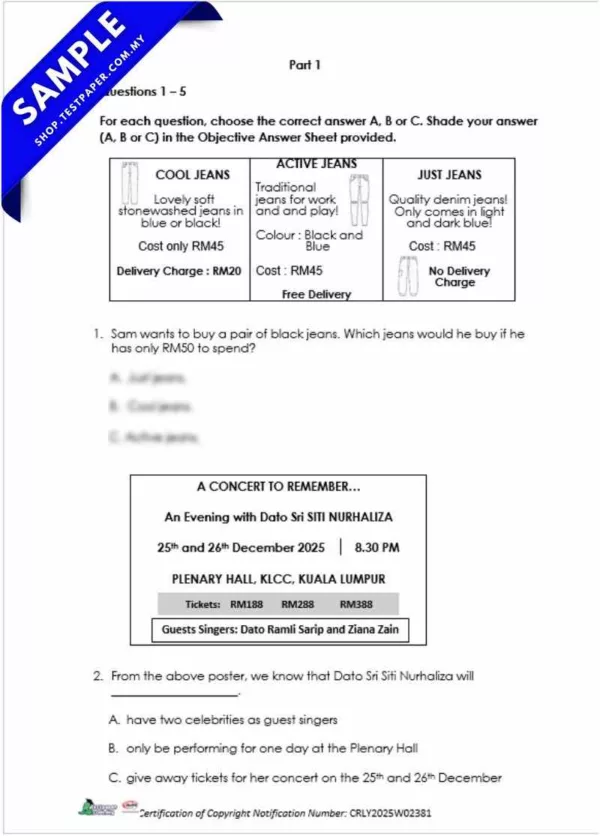 Muat Turun Ujian BI Akhir Tahun 6 UASA 2025 Dalam Fail PDF, Word, JSU dan JSI Terkini