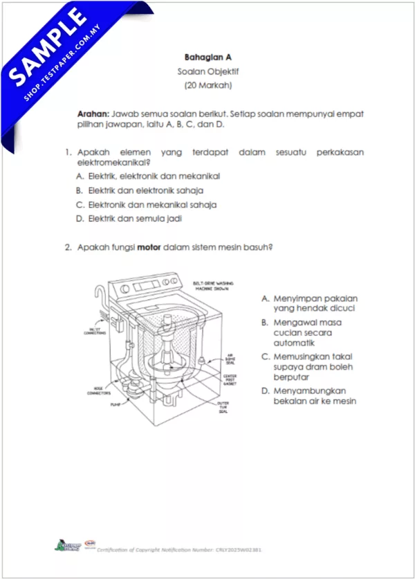 Muat Turun Ujian RBT Akhir Tahun 6 UASA 2025 Dalam PDF, Word dan JSU
