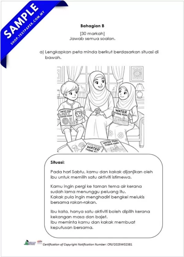 Download PDF Ujian Akhir Pendidikan Moral Tahun 2 2025 yang Ada Dalam Pakej Word dan JSU