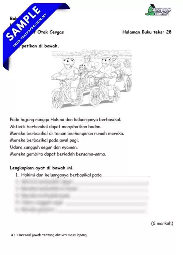 Bahan Ujian Akhir BM PPKI Tahun 2 2025 Ada Dalam Word dan PDF