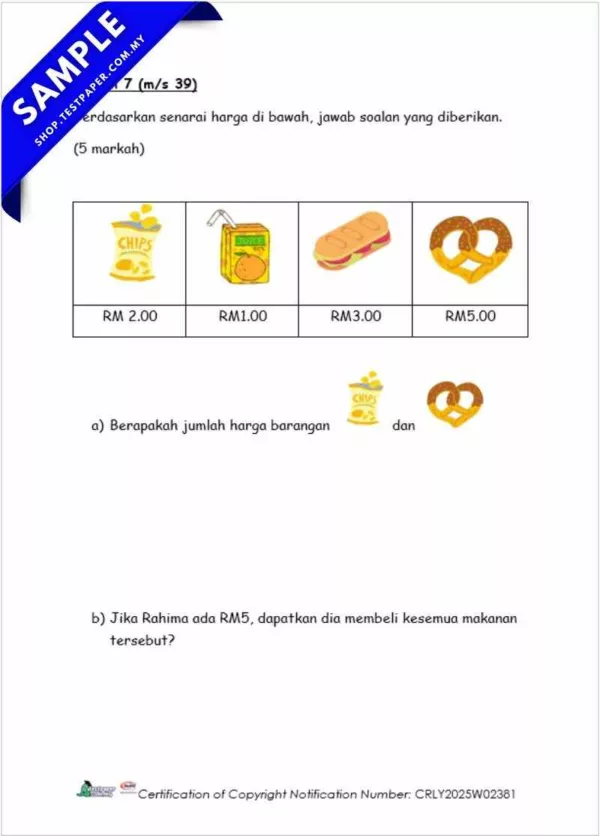 Download Ujian Matematik PPKI Akhir Tahun 3 2025 Berserta Dokumen Word Serta PDF